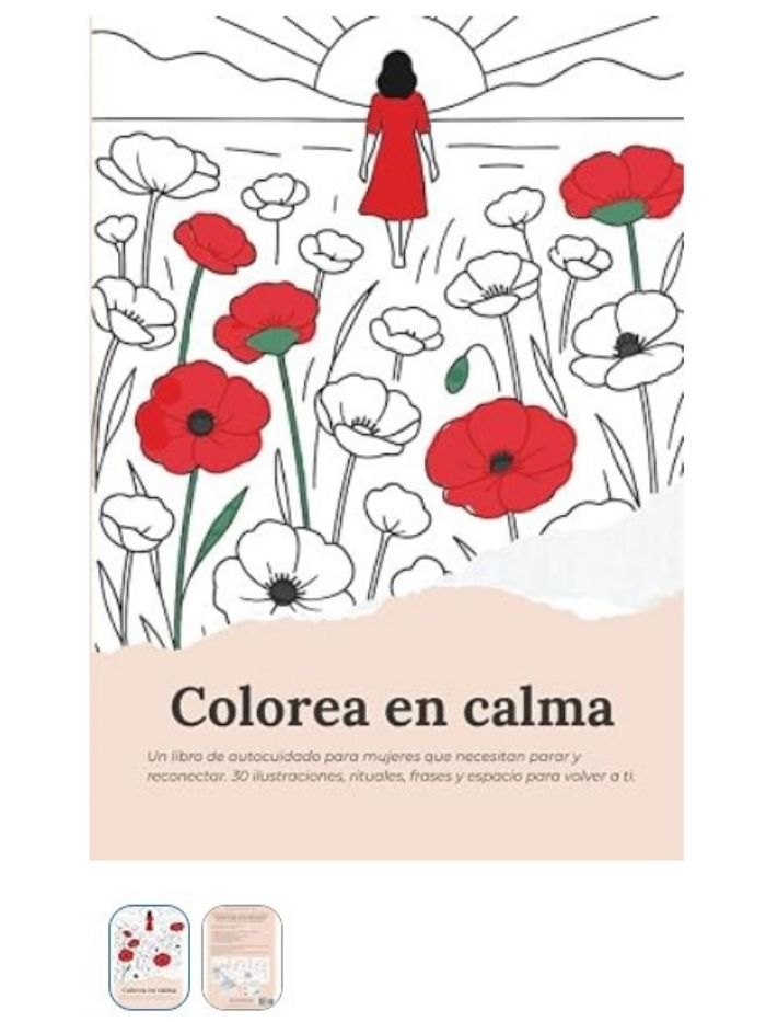 Portada Colorea en calma un libro de Mapi Letosa