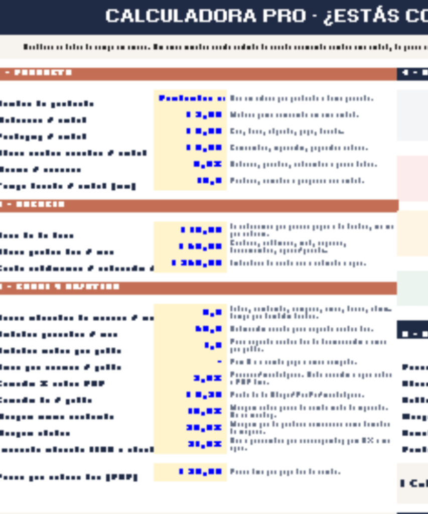 calculadora de precios menos lio digital mapi letosa